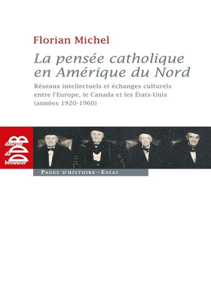 cover image of La pensée catholique en Amérique du Nord
